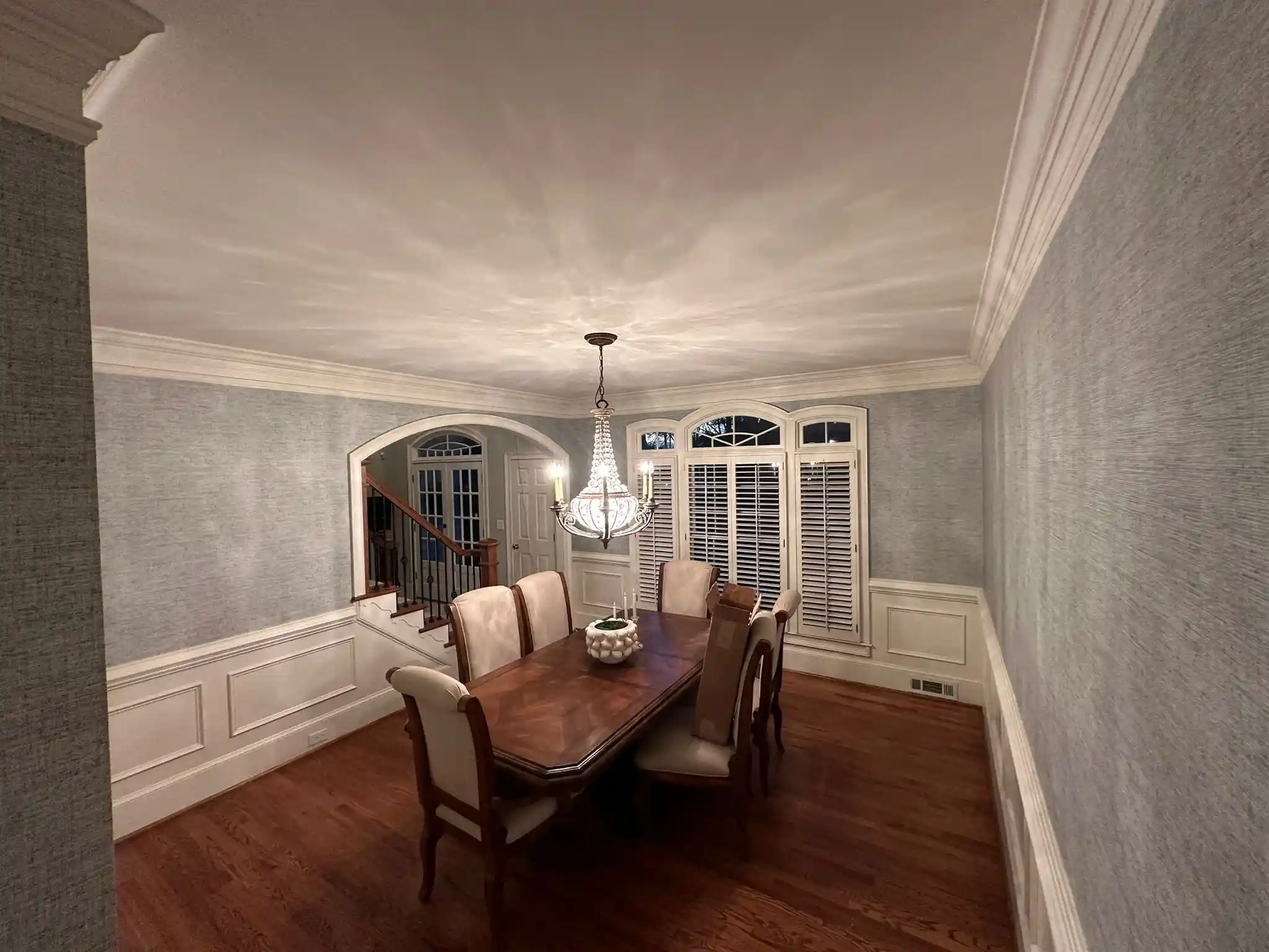 Daly City coastal home wallpaper install